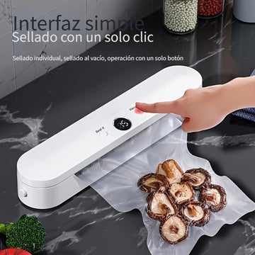 Sellador de Vacío Automático Compacto - 110-130V, Enchufe de EE.UU., Ideal para la Conservación de Alimentos y Snacks, Esencial en la Cocina