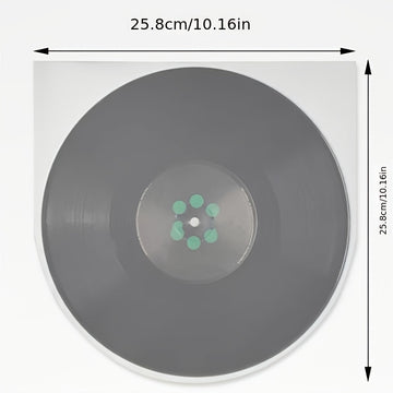 [50/100pcs Fundas Protectoras de Vinilo] 50/100pcs Material PP en forma de U Fundas de Vinilo, Cubiertas de Vinilo LP Claras, Cubiertas de Disco Interiores Resistentes a los Rasguños para Discos de 17,78cm, 25,4cm, 30,48cm, para Colecciones de 45 RPM
