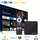 Huawei H96 MAX H313 Smart TV Box Android 14 Reproductor Multimedia con 4K@60fps, LAN de 100m, WiFi6, BT5.0, Asistente de Google,
