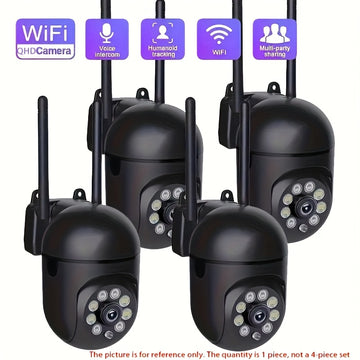 Cámara de seguridad HD 1080P, cámara WiFi inteligente para seguridad del hogar, 2.4GHz Wi-Fi, seguimiento automático, día y noche, cámara inalámbrica IP para monitoreo de video con detección de personas/mascotas, protección de seguridad WiFi 1080P 2.4G,