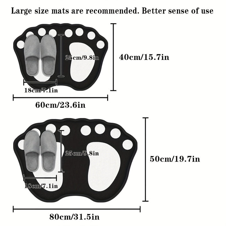 Alfombra antideslizante para baño, forma irregular gruesa, felpa suave, solo lavado a mano, diseño de dibujos animados, pelo bajo, poliéster, respaldo de PVC, decoración para baño del hogar