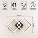 1 Pieza, Lámpara De Techo Cuadrada LED Para Cocina, Sala De Estar De Diseño Moderno, Lámpara De Pasillo, Luz Blanca Cálida De Dormitorio, De Techo Cuadrada Para Sala De Estar Y Dormitorio