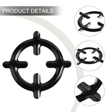 2 piezas de soportes de cubierta de horno de metal de alta resistencia con agarre antideslizante y ajuste seguro para teteras, tazas de café, teteras - Ideal para hogares, restaurantes, cafeterías, hornos para teteras, soporte de cubierta de tetera, aspe