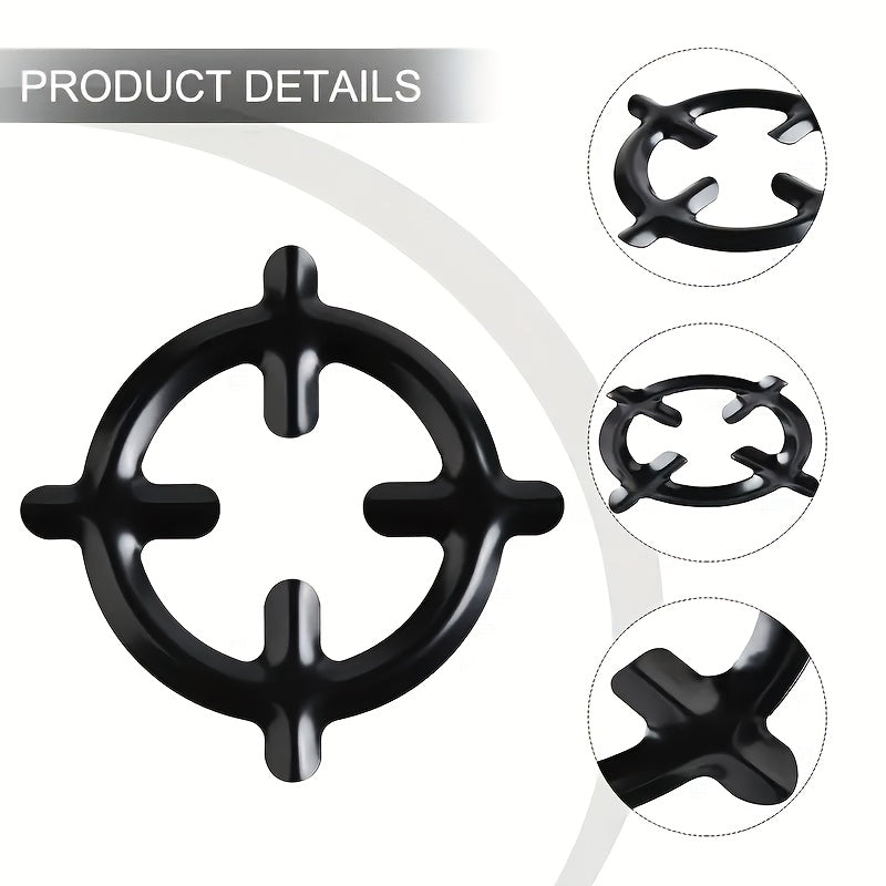 2 piezas de soportes de cubierta de horno de metal de alta resistencia con agarre antideslizante y ajuste seguro para teteras, tazas de café, teteras - Ideal para hogares, restaurantes, cafeterías, hornos para teteras, soporte de cubierta de tetera, aspe