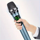 Microfono sin varillas de Mano para Fiesta, Karaoke, Iglesia y Actuaciones en Escenario, Adaptador de 3.5mm Incluido