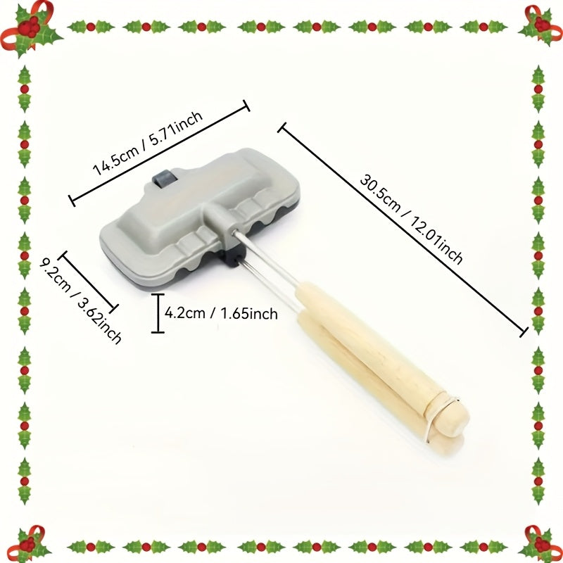Fabricante de Sándwiches Doble Cara Antiadherente - Desmontable, Apto para Huevos y Gozneos del Desayuno, Utensilio de Cocina de Aleación de Aluminio