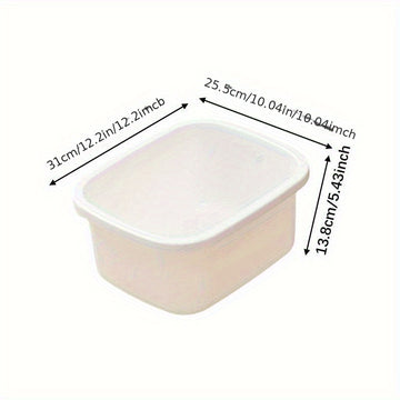 Baño de pies para spa de pies y lavabo de piernas para uso doméstico, aislamiento térmico, masaje, baño de pies, plástico, crema espesa, blanco