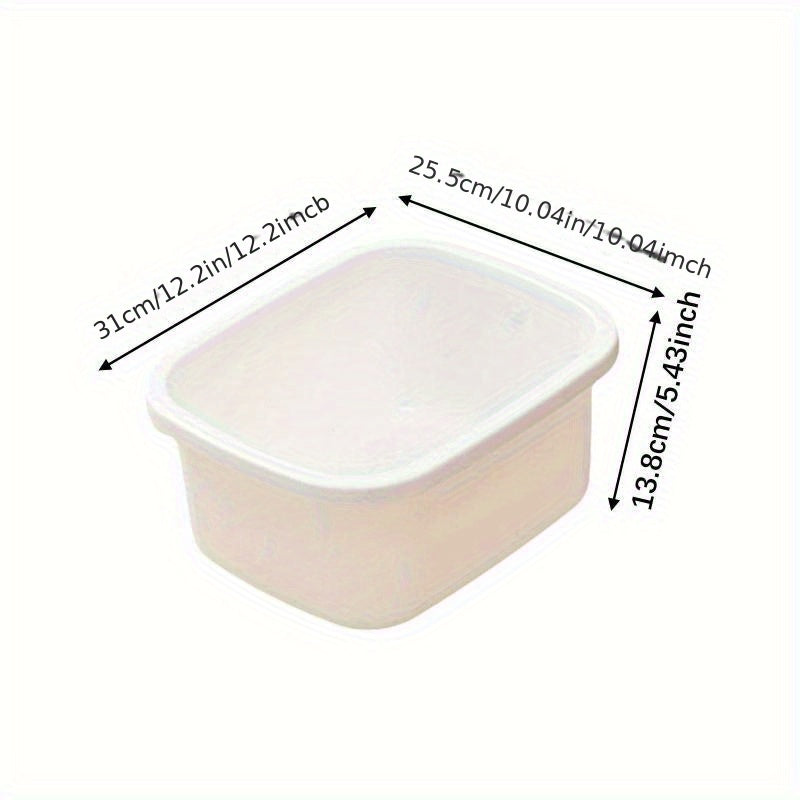 Baño de pies para spa de pies y lavabo de piernas para uso doméstico, aislamiento térmico, masaje, baño de pies, plástico, crema espesa, blanco