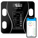 Bascula Balanza Pesa Digital Bluetooth Color Negro