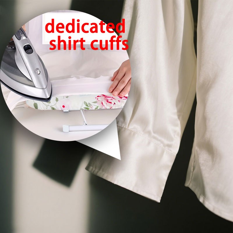 Tablero de planchado dedicado para mangas de camisa - No necesita energía, accesorio de planchado para 4 estaciones para mangas perfectas sin arrugas, regalo ideal para el Día de la Madre, blanco con diseño floral, accesorios de planchado, tablero de pla