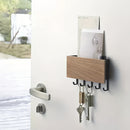 1 Pieza, Caja De Almacenamiento Simple Y Creativa, Gancho De Pared Para Llaves, Gancho De Almacenamiento De Madera, Gancho Colgante De Puerta Trasera, Organizador De Pequeños Objetos De Entrada, Decoración Del Hogar, Artilugio Doméstico