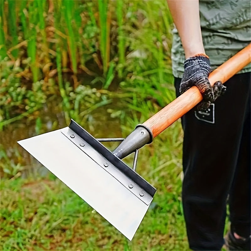 1pc Herramienta de Acero Inoxidable para Arrancar Malezas - Desmalezador Manual Multifuncional con Mango Ergonómico, Sin Necesidad de Electricidad para Jardín, Patio y Limpieza Exterior