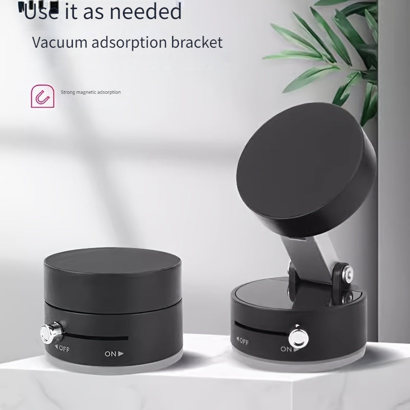 Soporte magnético ajustable para teléfono en el auto con ventosa fuerte, diseño redondo, ajuste de altura fácil para conducción segura, compatible con la mayoría de autos, uso todo el año, ideal para Año Nuevo
