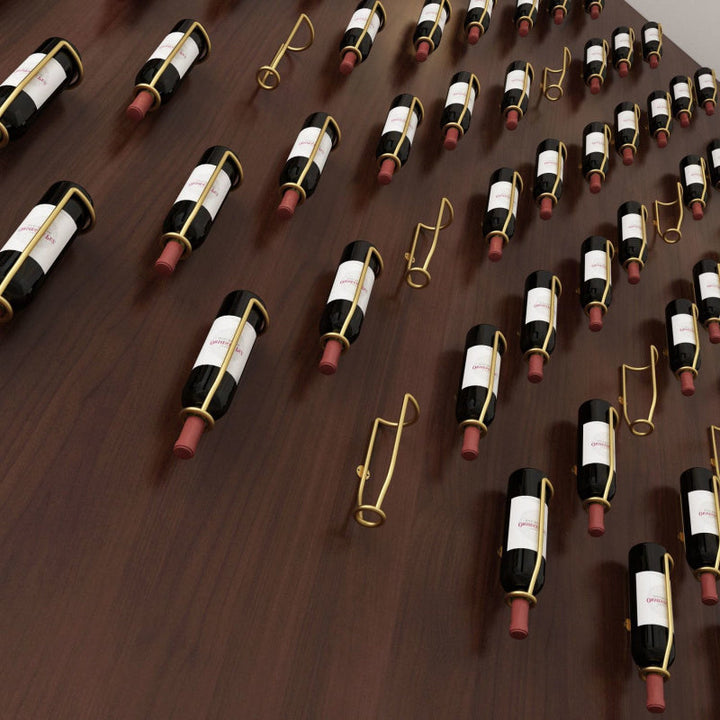 Estantería de Exhibición para Vino Colgante en Pared de 5 Piezas para Restaurante, Soporte para Vino Tinto y Cerveza en Casa