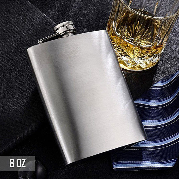 Licorera Whiskera Cantimplora Acero Inoxidable 8 Oz De bolsillo RF 448