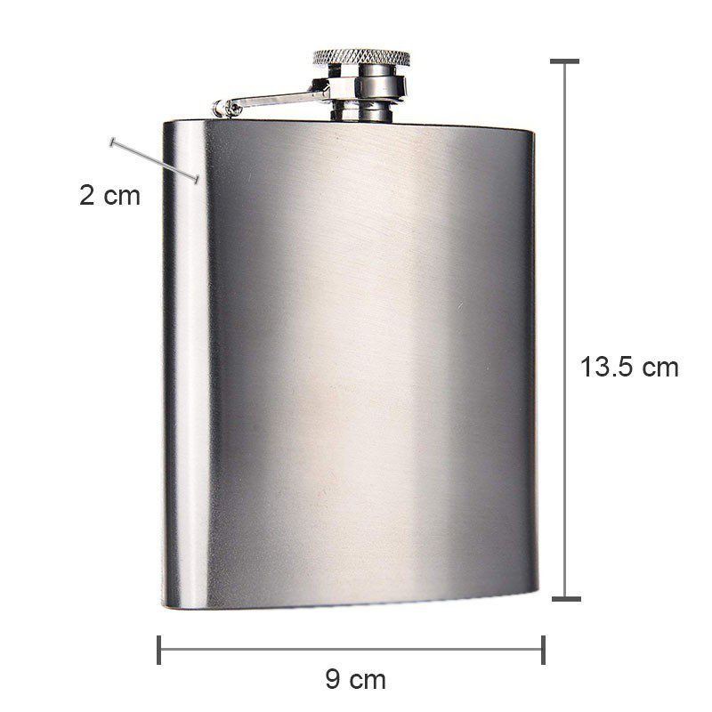Licorera Whiskera Cantimplora Acero Inoxidable 8 Oz De bolsillo RF 448