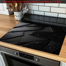 1pc Alfombrilla Protectora de Estufa con Patrón Geométrico Abstracto - 71.88x52.07 cm Antideslizante y Resistente al Calor (Hasta 356°F), Cubierta Multifuncional para Cocinas Eléctricas, Hornos Planos, Lavadoras, Secadoras y Almohadillas - Accesorio Dura