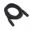 Cable de Audio XLR i-zclive, Cable XLR, Cable de Audio XLR Macho a Hembra para Micrófono, Cable de Micrófono XLR para Cable de Audio KTV, Cable de Micrófono XLR de 3 Pines, Cable de Altavoz XLR Balanceado Adecuado para Micrófonos, Preamplificadores, Sist