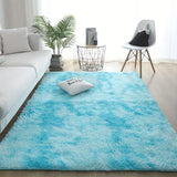 Alfombra rectangular de peluche ultra suave, antideslizante y lavable a máquina, para decoración de dormitorio, sala de estar y sala de juegos