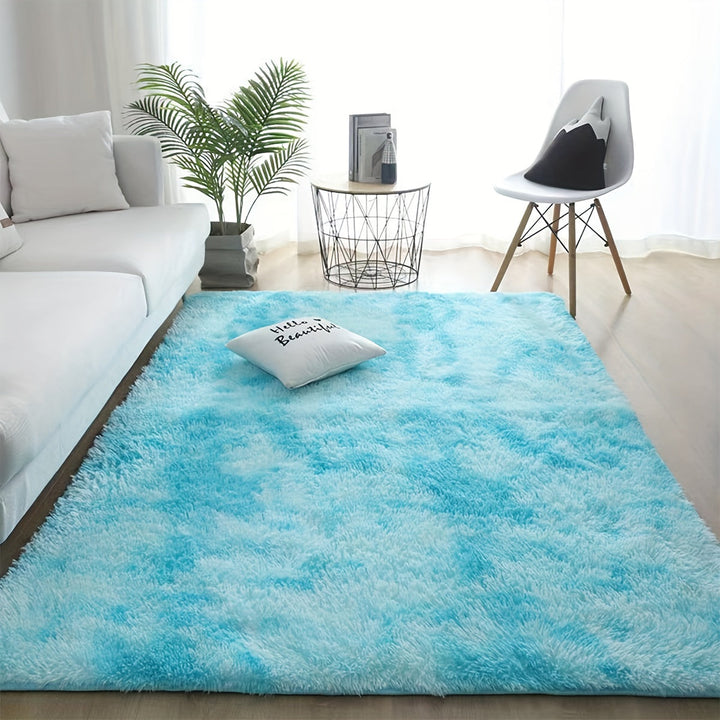 Alfombra rectangular de peluche ultra suave, antideslizante y lavable a máquina, para decoración de dormitorio, sala de estar y sala de juegos