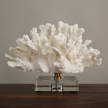 Coral artificial de resina decorativa - Adorno de coral falso realista, artesanía de arrecife de coral oceánico, decoración para hogar, oficina y temática costera