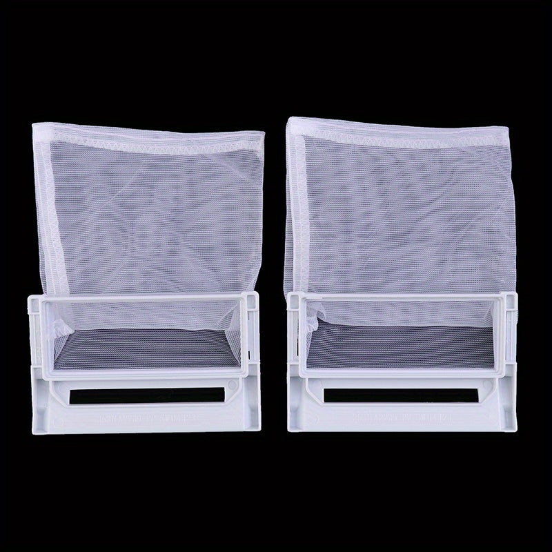 2 piezas de malla de filtro de polvo de lavadora para lavadora de ropa, malla para atrapar cabello