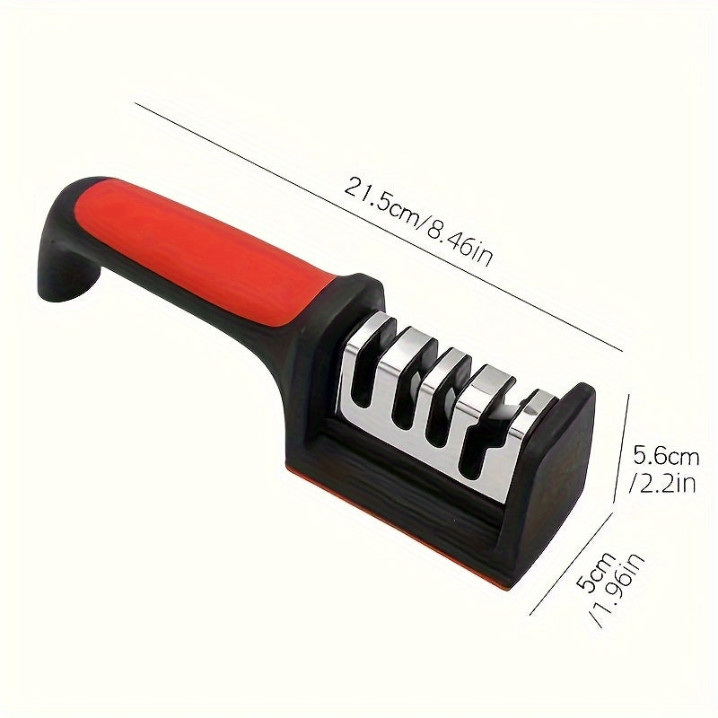 Afilador de Cuchillos de Aleación Duradero - Ligero, Portátil para Uso Diario en la Cocina, Versátil