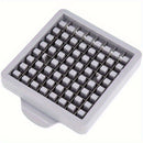Rebanador Manual de Acero Inoxidable para Papas - Cortadora Multifuncional de Patatas Fritas, Pepinos y Zanahorias con Rejilla Ajustable, Mango Ergonómico para Uso en Cocina, Diseño Resistente, Herramienta Duradera y Fácil de Usar, Ideal para Preparación