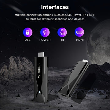 WUDUNG TX8 Smart TV Box Android 10.0, Dongle sin varillas Allwinner H313 2.4G Mini TV Stick 4K, Ideal para Regalos de Hogar y Oficina