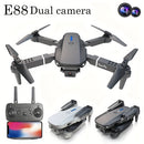 Drone Profesional E88PRO para Principiantes de Mayor Venta 2025, Acrobacias a 360°, Transmisión de Imagen por APP, Flotación Óptica, Despegue y Aterrizaje con un Clic, Cuerpo Plegable Portátil, Fácil de Operar, Regalo Ideal para Vacaciones