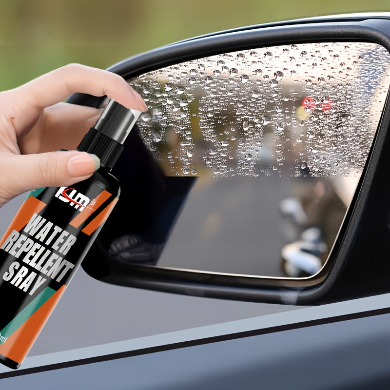 100ml Spray repelente al agua hidrofóbico - Recubrimiento antilluvia para parabrisas, espejos y cristales de automóviles, kit de pulido protector de larga duración