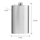 Licorera Whiskera Cantimplora Acero Inoxidable 5 Oz De bolsillo RF 449