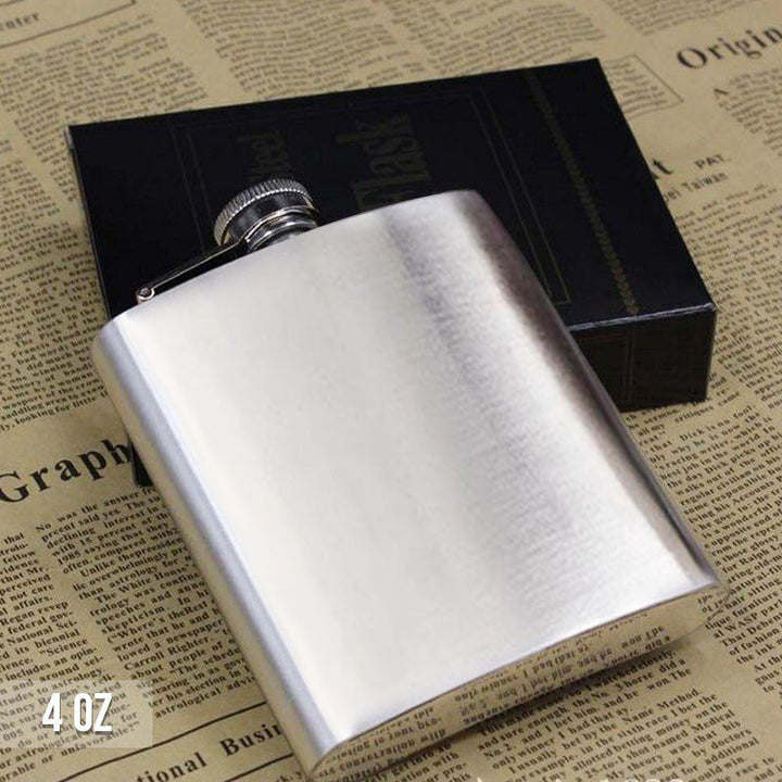 Licorera Whiskera Cantimplora Acero Inoxidable 4 Oz De bolsillo RF 4 OZ