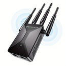 Amplificador De Señal Extensor WiFi, Cubre Hasta 13225 Pies Cuadrados Y 130 Dispositivos, Banda Dual 2.4G Y 5G, Potente Amplificador WiFi De Pared De 1200 Mbps, Con Puerto Ethernet Y Modo AP