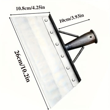 Paleta Multiusos para 4 Escenarios, Herramienta de Limpieza Exterior con Hoja de Acero Inoxidable y Sin Mango, Pala para Deshierbe en Jardín
