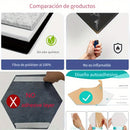 18-Unidades de Paneles Acústicos de Espuma Blanca, 22.86x22.86x1.02 cm, Tablero Autoadhesivo de Absorción de Sonido para Reducción de Ruido en Habitaciones, Fácil de Instalar