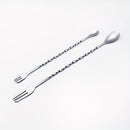 1/2/4 Piezas, Cuchara De Mezcla, Varilla De Mezcla, Cuchara De Barra De Acero Inoxidable, Para Tiendas De Café Y Té Con Leche, Cuchara De Barra Larga, Mezclador De Barra, Accesorios De Barra, Suministros De Cocina