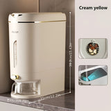 Contenedor de Almacenamiento, Cubo Sellado a Prueba de Insectos y Humedad, Dispensador de Arroz de Gran Capacidad a Prueba de Fugas para el Hogar, para Cereales, Arroz, Harina, Almacenamiento y Accesorios de Cocina