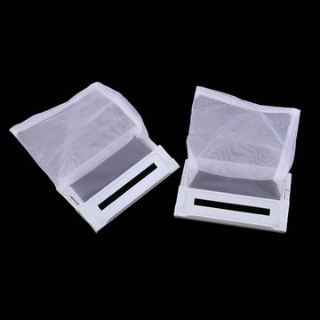 2 piezas de malla de filtro de polvo de lavadora para lavadora de ropa, malla para atrapar cabello