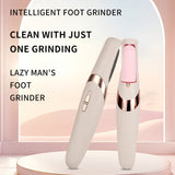 Amoladora Eléctrica para Pies - Dispositivo de Pedicura con Motor Potente y Batería de Litio Duradera, Portátil y Compacta - Sin Necesidad de Alcohol, Herramientas de Uñas para Hombres y Mujeres, Diseño Elegante, Construcción en Plástico