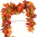 1 unid. Guirnalda de hojas de arce artificial, 3D, para decoración de exteriores en Acción de Gracias y Navidad, sin necesidad de energía, perfecta para jardines y césped, decoración de vacaciones, decoración de hojas de arce.