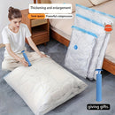 Juego de bolsas de almacenamiento al vacío ahorradoras de espacio, multiusos, en varios tamaños, con bomba manual, plástico, rectangulares, sin necesidad de electricidad, sellado seguro