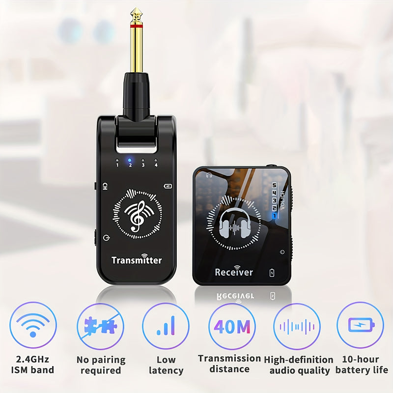 Sistema de transmisión de auriculares inalámbricos, monitoreo de auriculares, anti-interferencia, profesional, para ensayos de banda de actuación en escena.