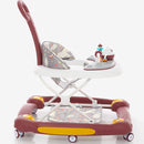 CAMINADOR PARA BEBÉ MULTIFUNCIONAL CON TECHO Y JUEGOS MUSICALES Y-W405C MUNBE VINO TINTO