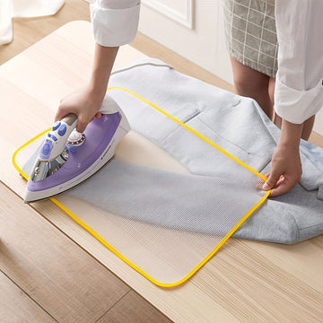 Funda para tabla de planchar resistente al calor, 1 unidad - Material ABS duradero, superficie antideslizante con mango ergonómico para planchar seguro y fácil, compatible con la mayoría de planchas, funda para tabla de planchar resistente al calor, cuid