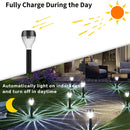 8 Luces Solares para Jardín - Luces LED de Sendero con Encendido/Apagado Automático, Iluminación Paisajística para Patio, Pasillo y Césped - Eficiencia Energética, Luz Solar para Exteriores
