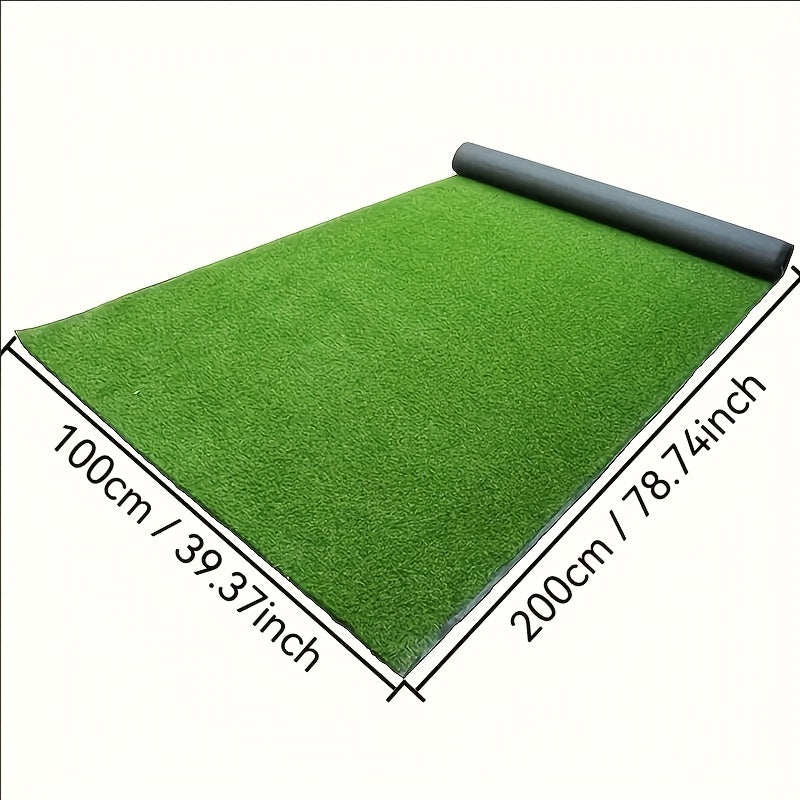 Césped artificial verde, 1 rollo de 200.0 x 150.01 cm o 200.0 x 100.0 cm o 199.97 x 50.01 cm, para canchas de fútbol, jardines, bodas, decoración de terrazas y RV, césped plástico para cercas