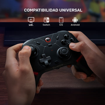 Gamesir Cyclone 2 Gamepad Inalámbrico - Ergonómico, Compatible con TMR Sticks y Triggers de Efecto Hall, Iluminación RGB para una Experiencia de Juego Mejorada en Switch, PC, Android, iOS y Steam