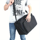 FF Bonfires 40x20x26 pulgadas, Bolsa de amplificador de guitarra Oxford - Mochila duradera negra y estuche portátil con esquinas reforzadas, cierre de cremallera y bolsillos de malla para uso al aire libre, accesorios de guitarra, construcción sólida