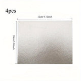 4 piezas de cubierta de guía de onda, lámina de mica, repuestos de microondas, 10 x 12 cm, para horno microondas universal